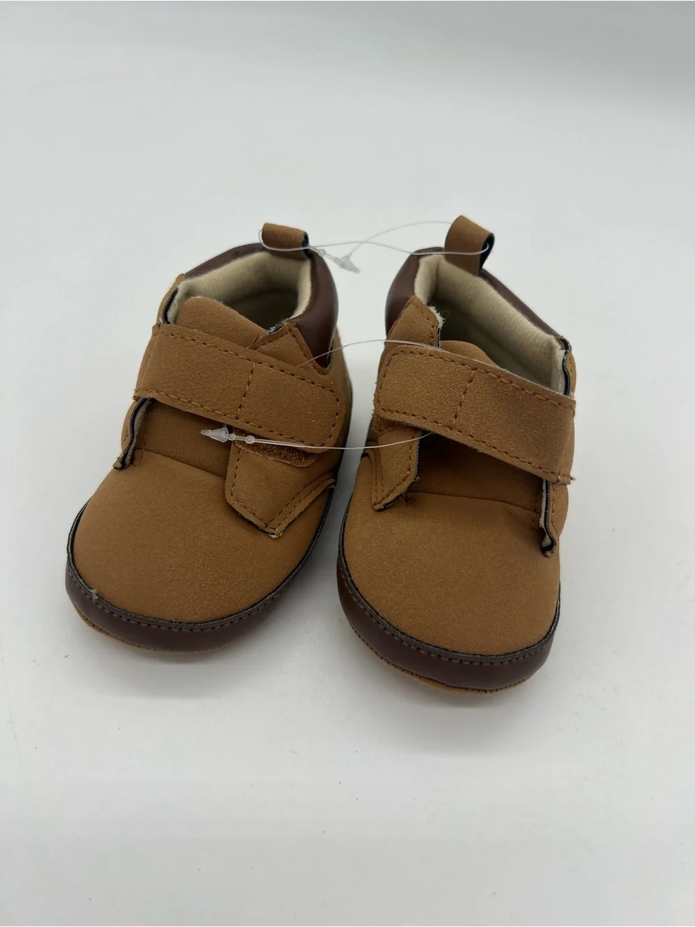 Carters Child Of Mine Baby Boy Brown Shoes Sz 3-6 Months